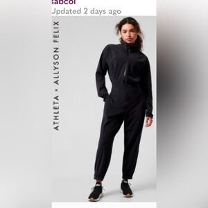 Athleta Black Jumpsuit